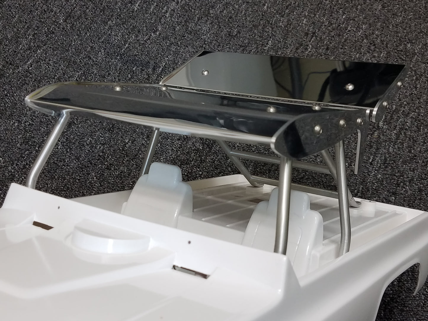 Custom Made Aluminum Roll Cage Spoiler Roof Cage Style for Tamiya 1/10 R/C Blazing Blazer