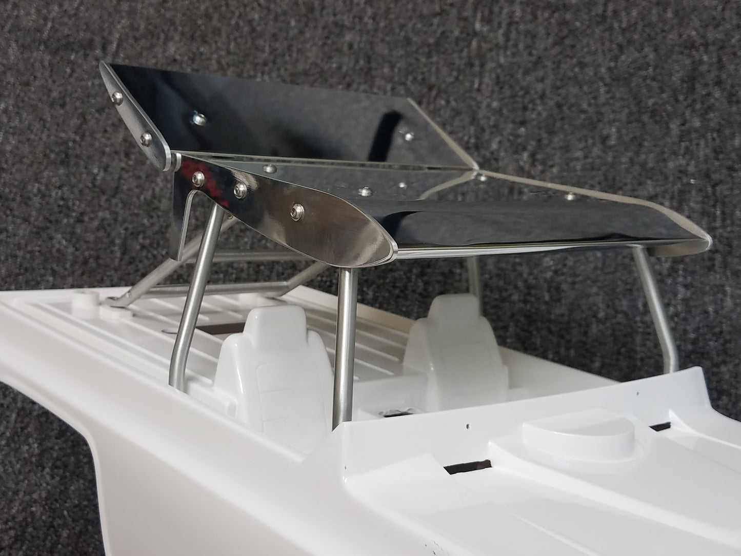 Custom Made Aluminum Roll Cage Spoiler Roof Cage Style for Tamiya 1/10 R/C Blazing Blazer