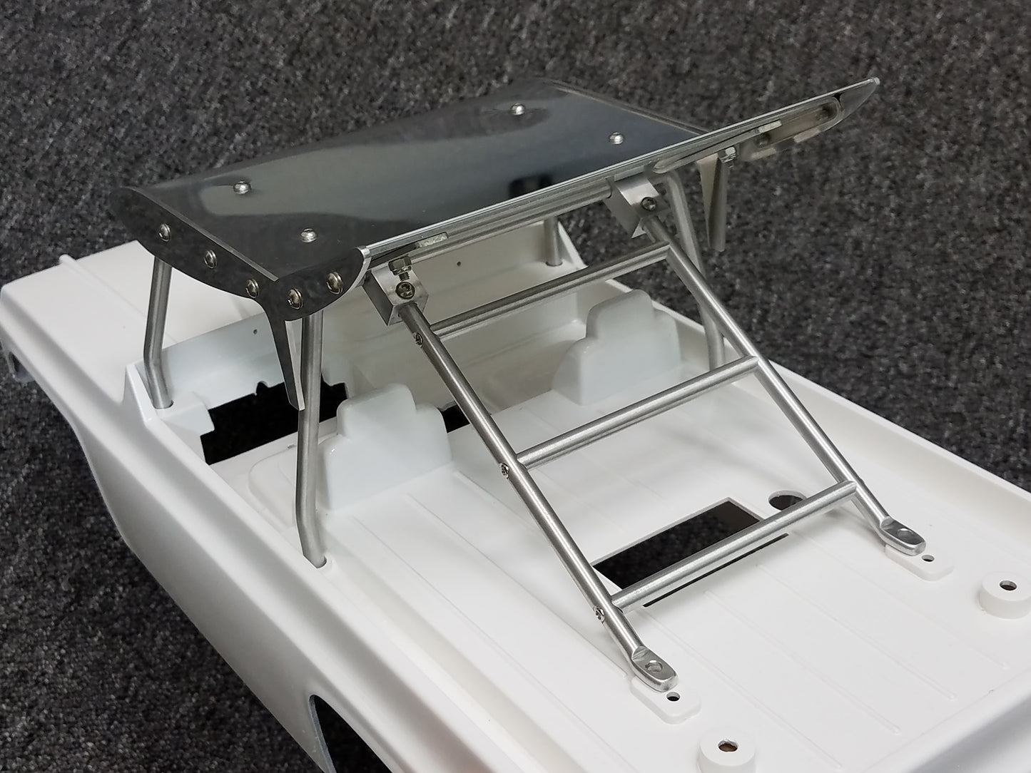 Custom Made Aluminum Roll Cage Spoiler Roof Cage Style for Tamiya 1/10 R/C Blazing Blazer