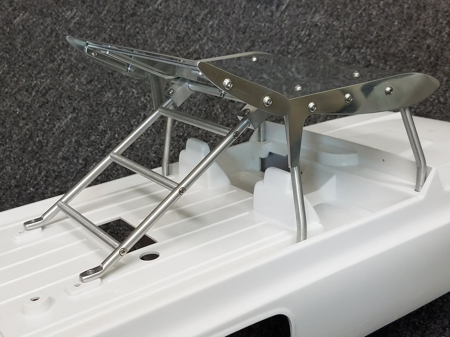 Custom Made Aluminum Roll Cage Spoiler Roof Cage Style for Tamiya 1/10 R/C Blazing Blazer