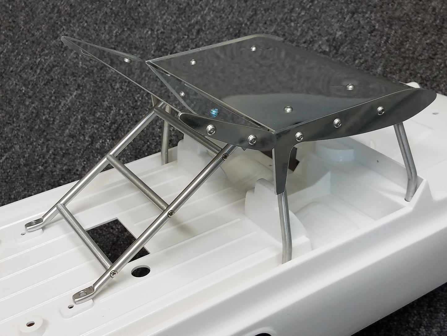 Custom Made Aluminum Roll Cage Spoiler Roof Cage Style for Tamiya 1/10 R/C Blazing Blazer