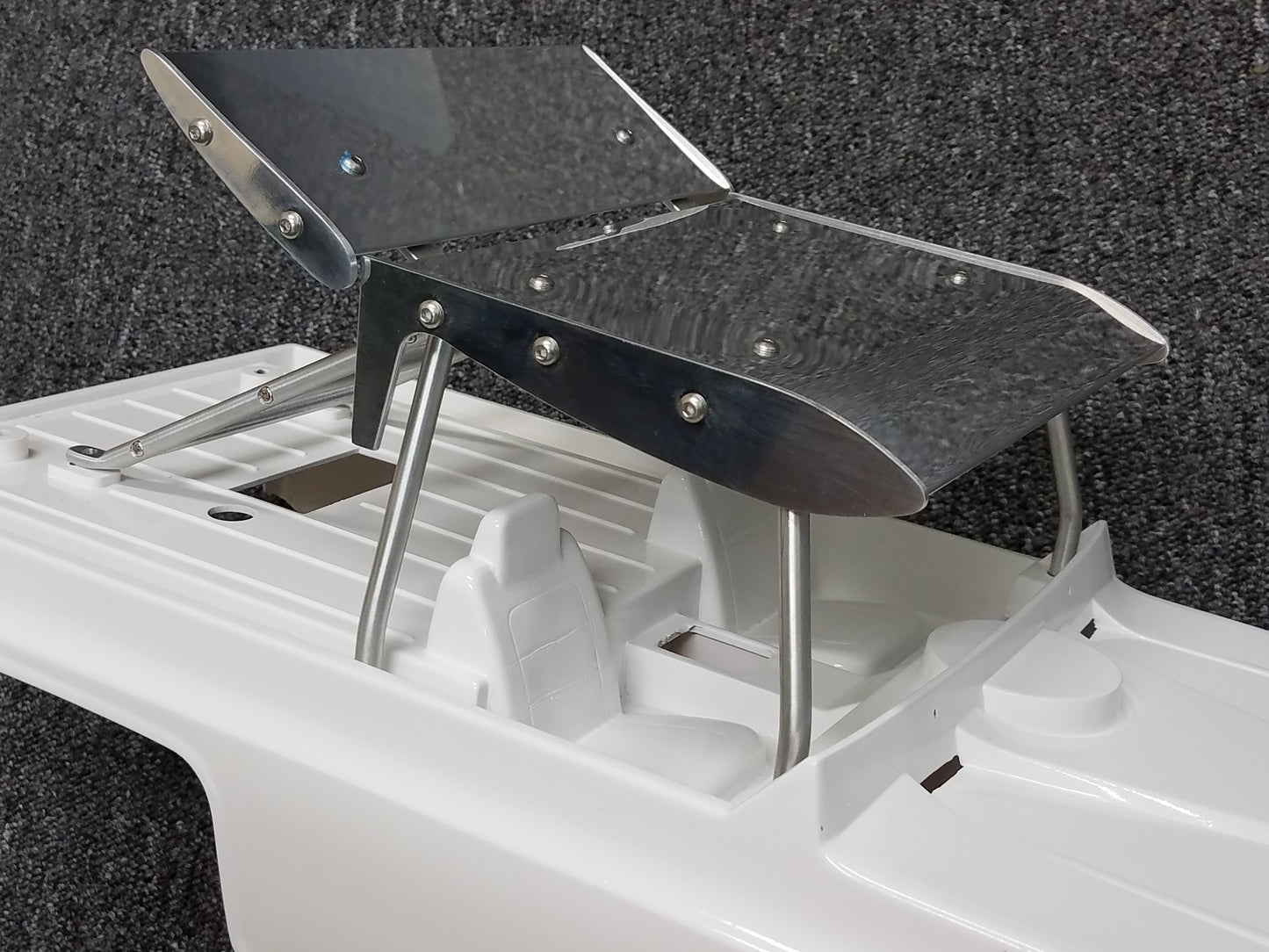 Custom Made Aluminum Roll Cage Spoiler Roof Cage Style for Tamiya 1/10 R/C Blazing Blazer