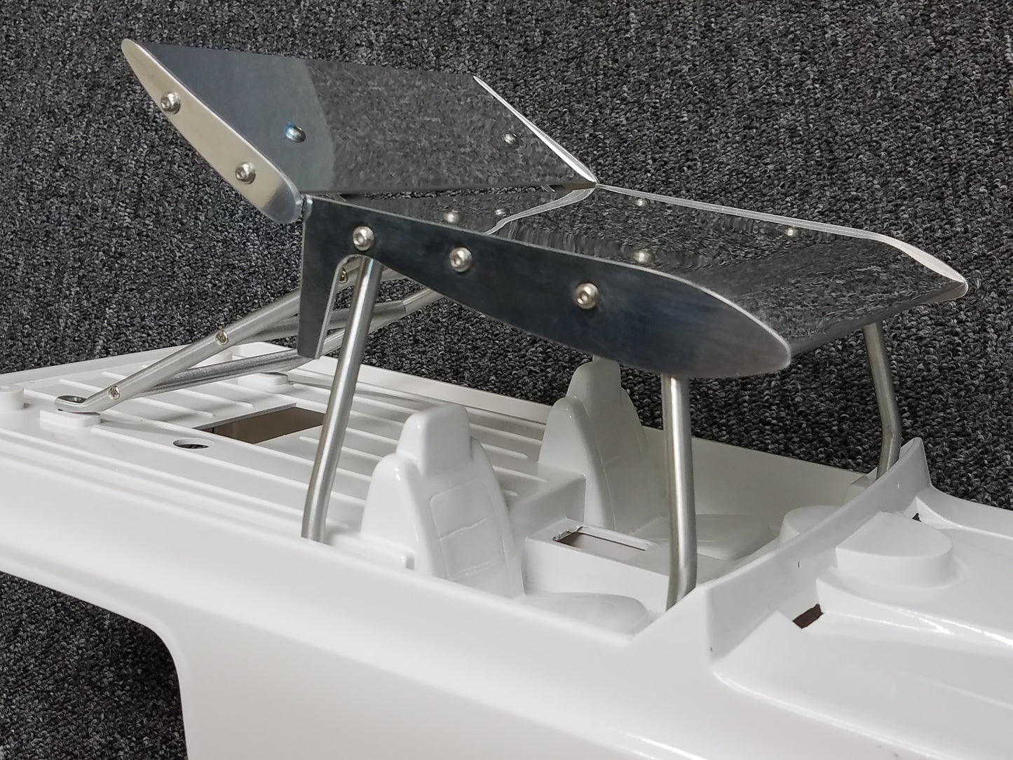 Custom Made Aluminum Roll Cage Spoiler Roof Cage Style for Tamiya 1/10 R/C Blazing Blazer