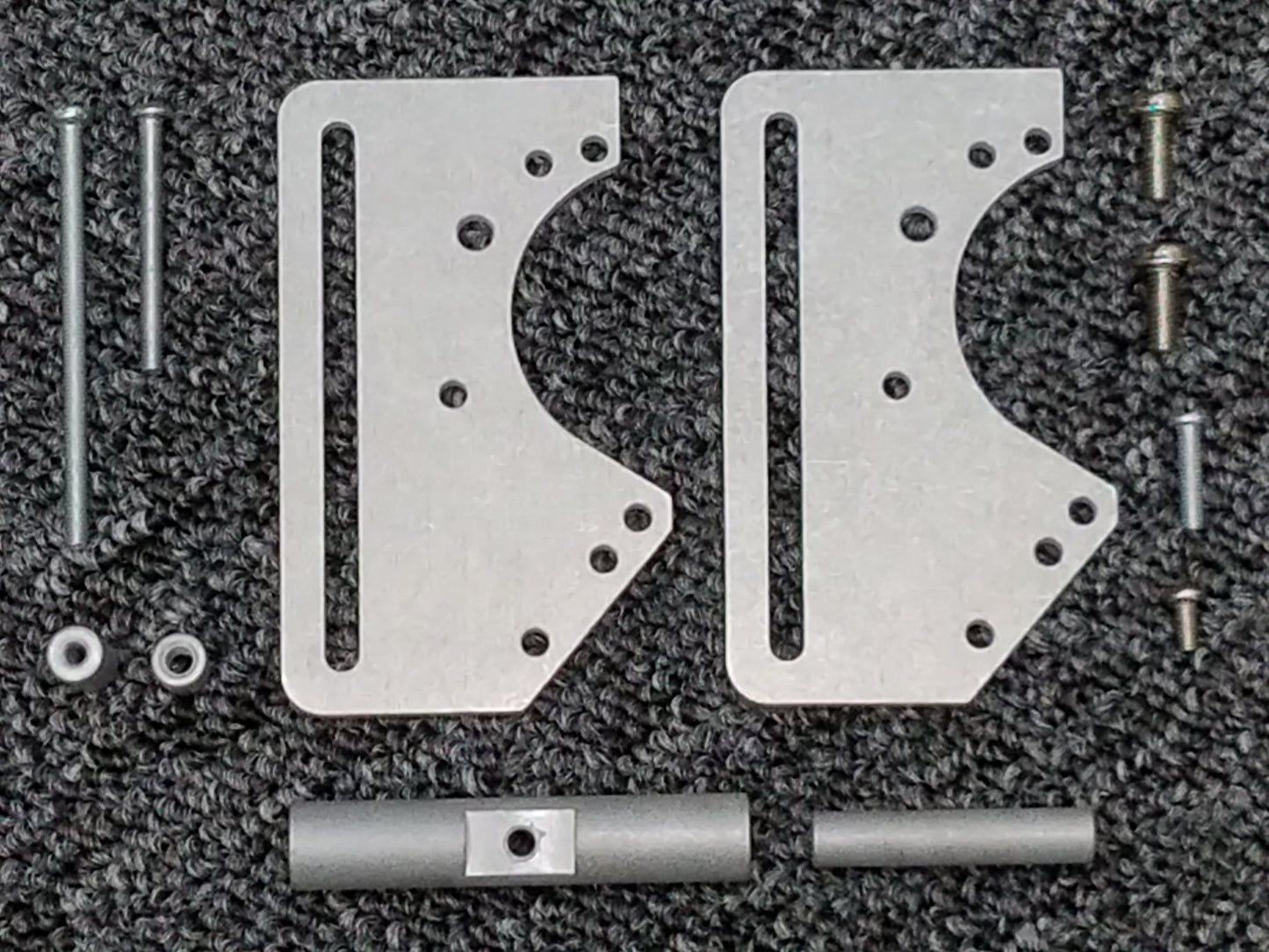 Aluminum Axle Tow Hitch Mount Guard Kit for Tamiya R/C 1/10 Super Clodbuster Bullhead