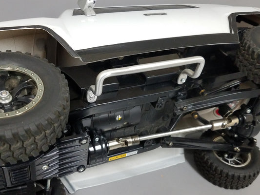 Pair Aluminum Side Under Protection Step Bar for Tamiya 1/10 CC-01 Chassis Jeep Wrangler Bronco Pajero FJ Cruiser Land Isuzu Amarok Defender