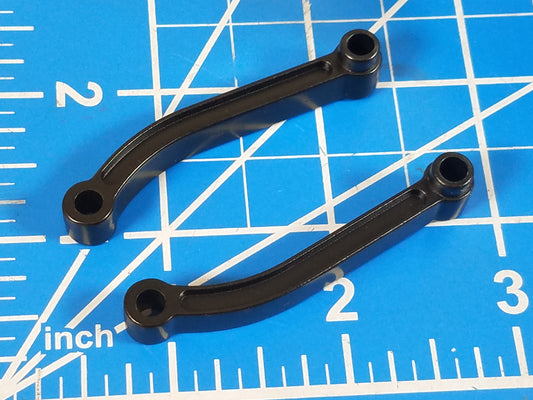 Pair Aluminum Rear Axle Linkage Control Arm for Tamiya 1/14 Knight King Grand Hauler Globeliner Scania Volvo Mercedes Benz Cascadia
