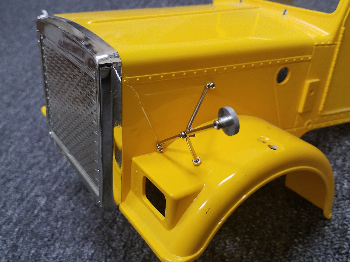 Pair Truck Front Hood Mirror Tamiya R/C 1/14 King Hauler Grand Knight Hauler Aeromax Cascadia Wedico