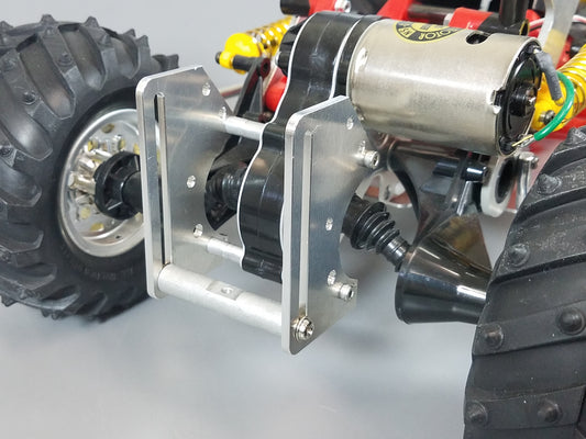 Aluminum Rear Tow Hitch Mount Guard Kit for Tamiya RC 1/10 BlackFoot Monster Beetle Mud Buster