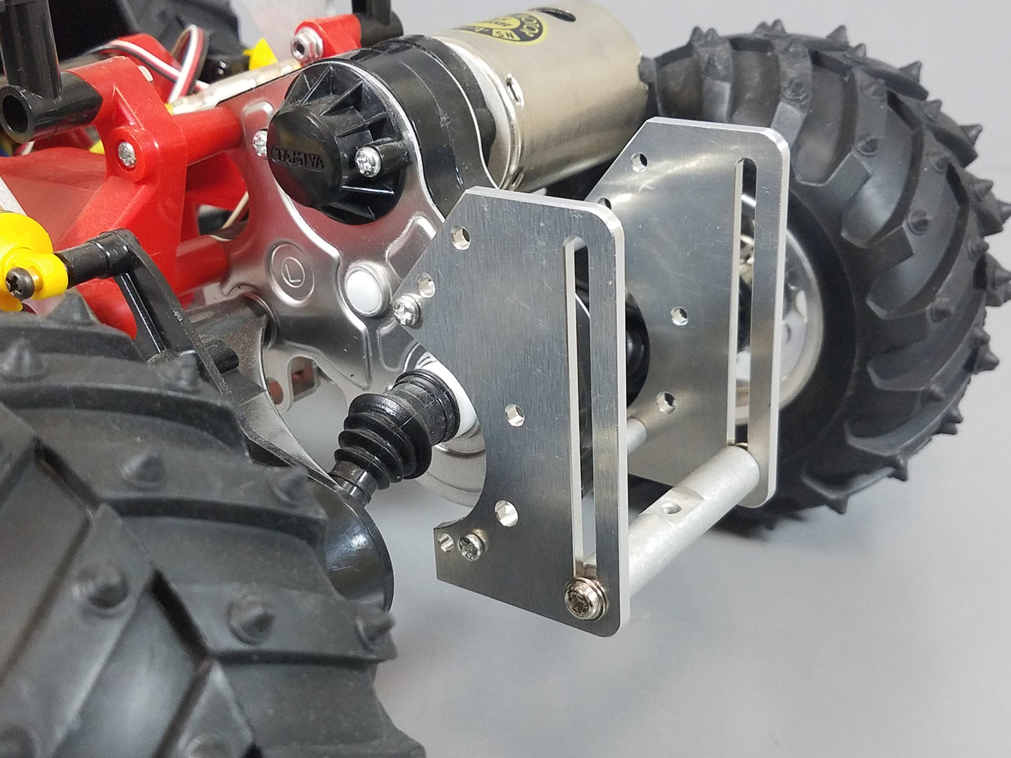 Aluminum Rear Tow Hitch Mount Guard Kit for Tamiya RC 1/10 BlackFoot Monster Beetle Mud Buster
