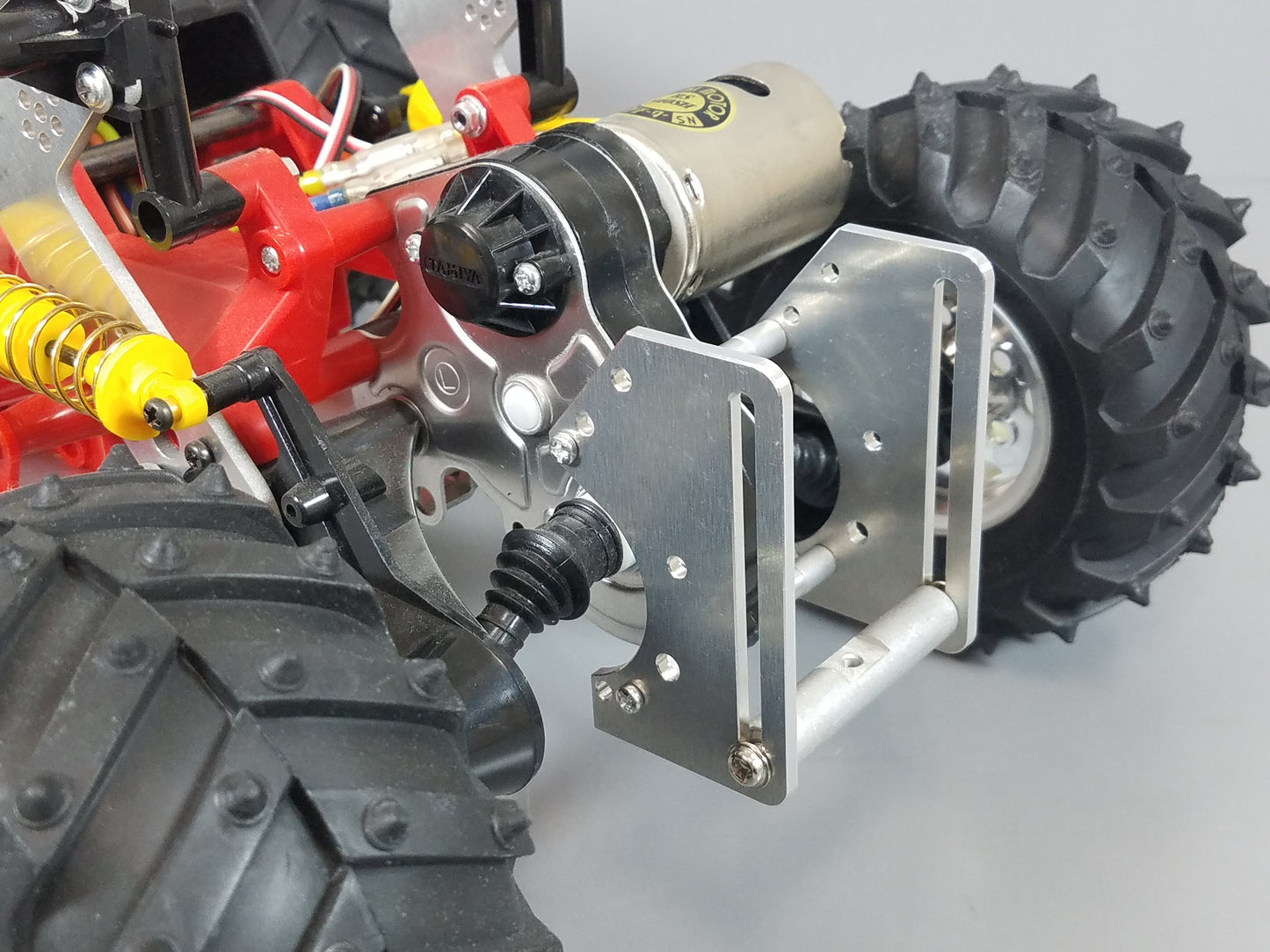 Aluminum Rear Tow Hitch Mount Guard Kit for Tamiya RC 1/10 BlackFoot Monster Beetle Mud Buster