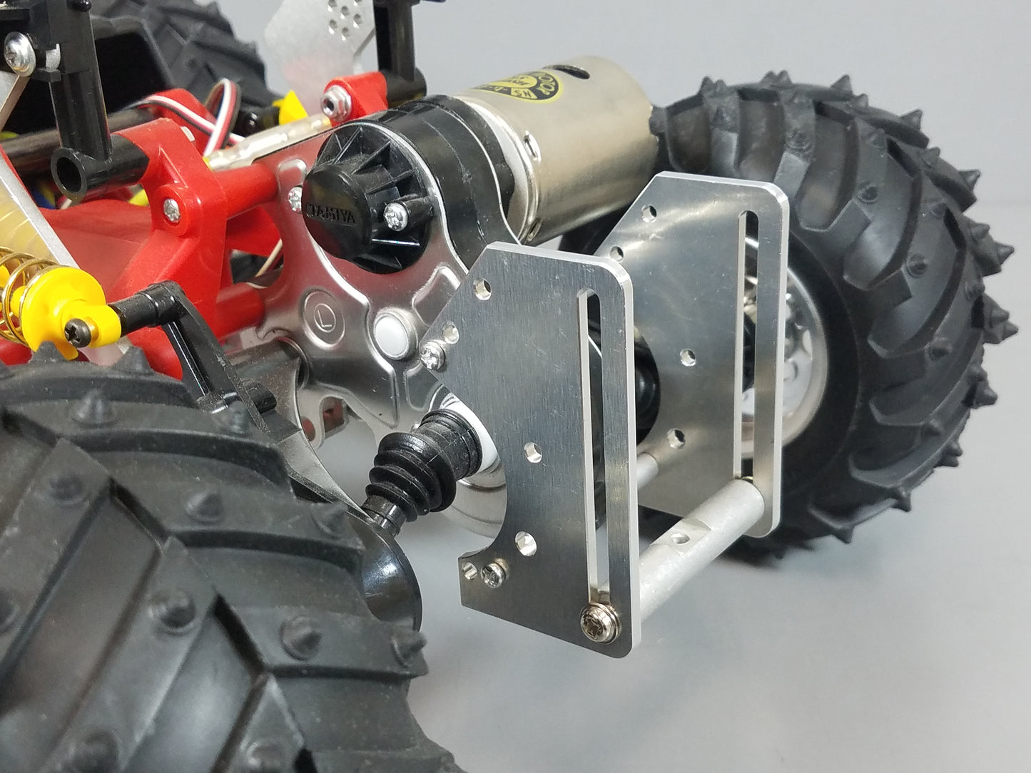 Aluminum Rear Tow Hitch Mount Guard Kit for Tamiya RC 1/10 BlackFoot Monster Beetle Mud Buster