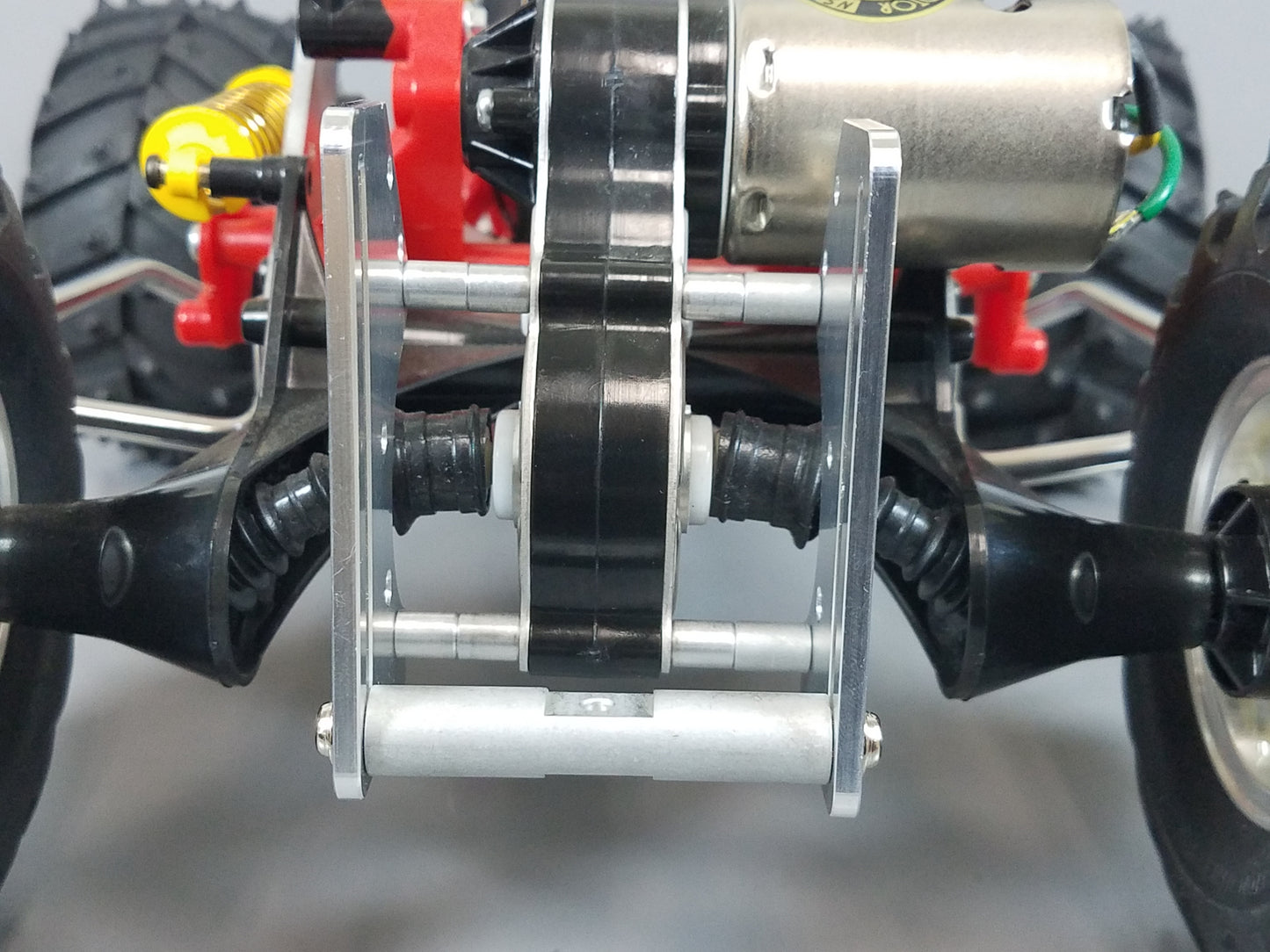 Aluminum Rear Tow Hitch Mount Guard Kit for Tamiya RC 1/10 BlackFoot Monster Beetle Mud Buster