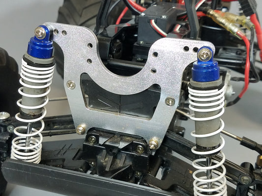 Aluminum Front Shock Suspension Mount Tower 1/10 R/C Tamiya Blackfoot Extreme