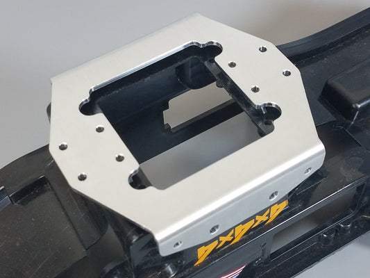 Aluminum Stretch Wide Wheelbase Chassis Mount Plate Bracket for Tamiya R/C 1/10 Super Clodbuster Bullhead