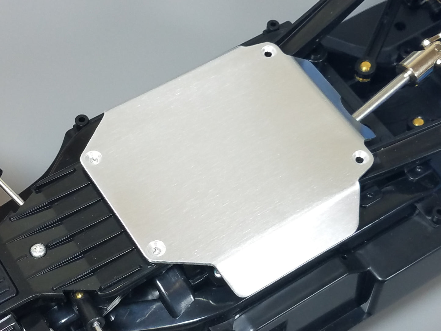 Aluminum Bottom Chassis Protection Skid Mount Plate for Tamiya R/C Toy 1/10 CC-01 Chassis Jeep Bronco Land Cruiser Pajero FJ Cruiser Isuzu
