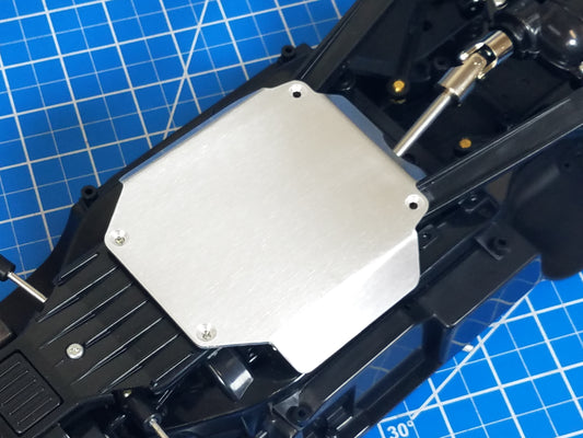 Aluminum Bottom Chassis Protection Skid Mount Plate for Tamiya R/C Toy 1/10 CC-01 Chassis Jeep Bronco Land Cruiser Pajero FJ Cruiser Isuzu