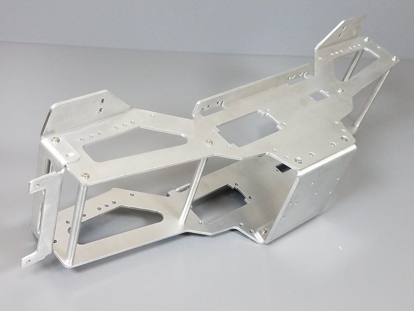 Aluminium Chassis Frame for Tamiya R/C 1/10 Clodbuster Bullhead Super Clod Buster