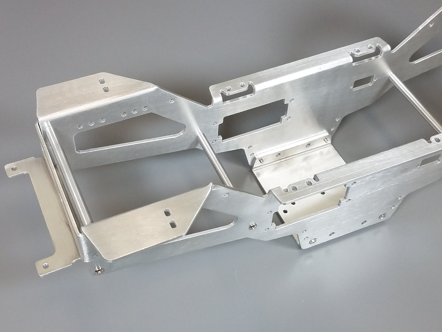 Aluminium Chassis Frame for Tamiya R/C 1/10 Clodbuster Bullhead Super Clod Buster