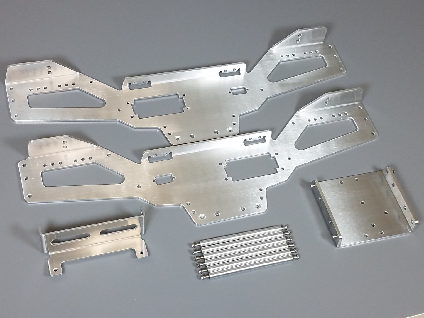 Aluminium Chassis Frame for Tamiya R/C 1/10 Clodbuster Bullhead Super Clod Buster