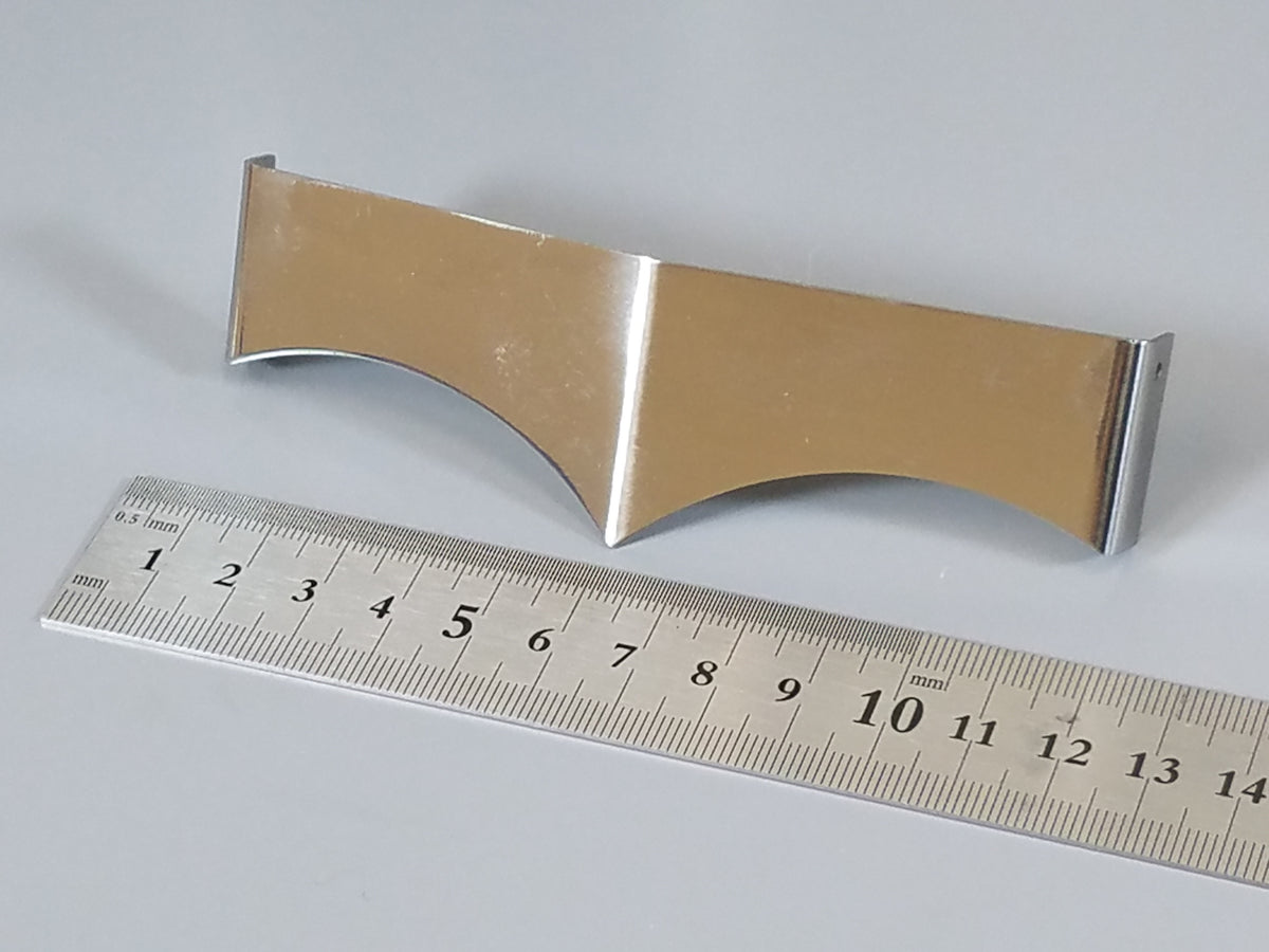 Stainless Steel Front Bowtie Sunvisor Plate Tamiya R/C Toy 1/14 King Hauler Grand Hauler