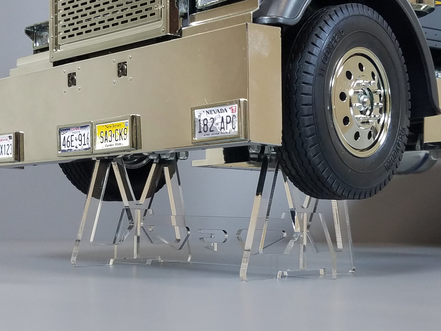 Acrylic Remote Control Toy Car Truck Display Stand for TAMIYA 1/14 R/C King Hauler Grand Hauler Knight Hauler Scania Globeliner