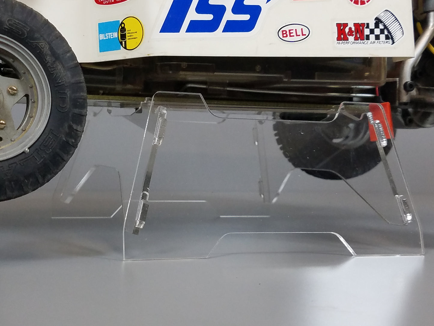 Acrylic R/C Car Display Stand for TAMIYA 1/10 R/C Sand Scorcher Ranger Rough Buggy Champ