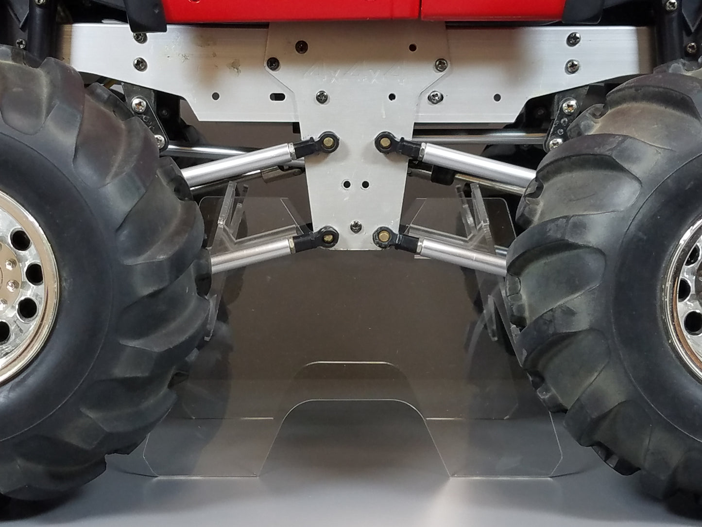 Acrylic R/C Truck Display Stand for TAMIYA 1/10 R/C FORD Juggernaut F350 HPI Savage X 4.6