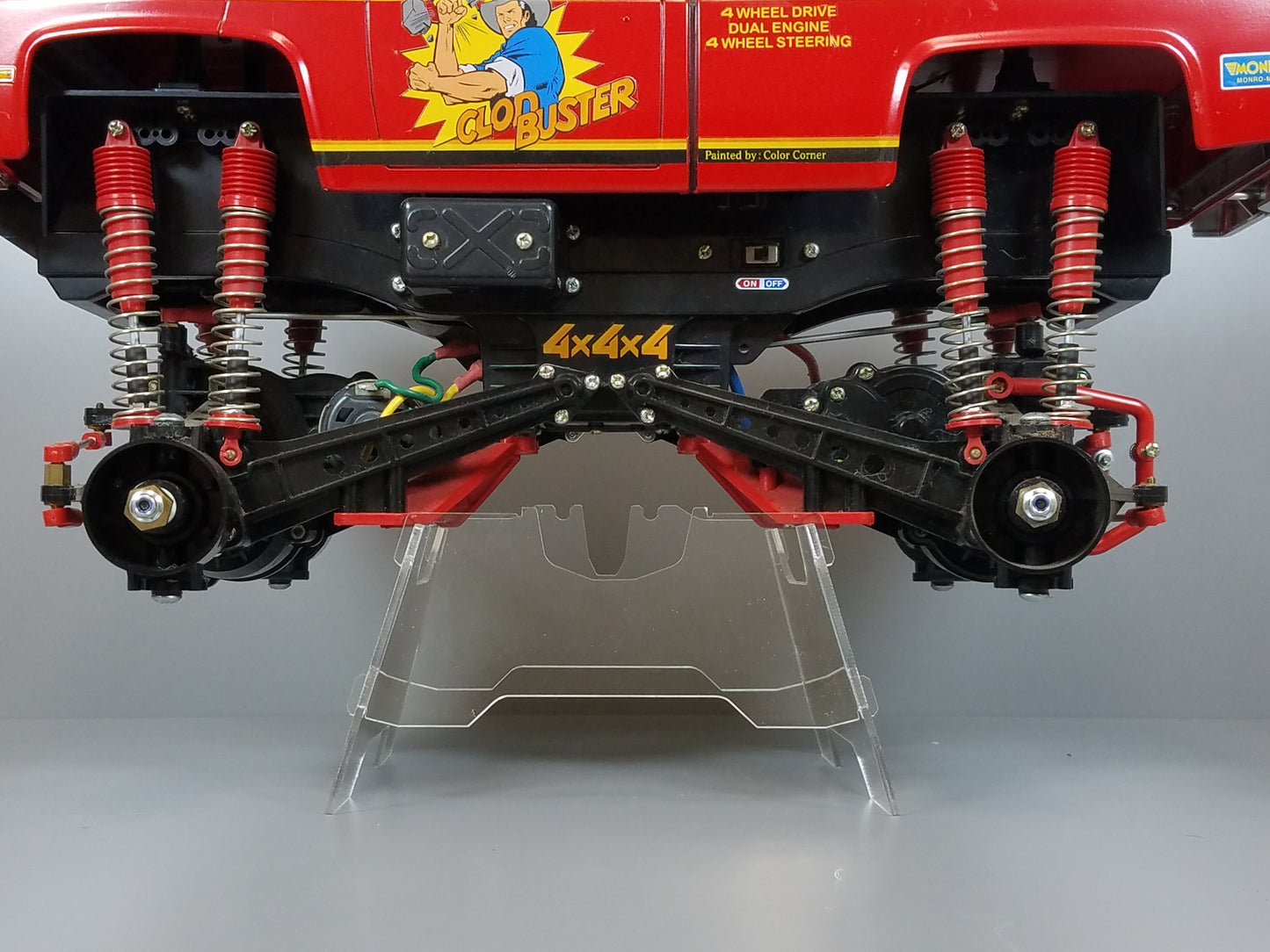 Acrylic R/C Car Truck Display Stand for TAMIYA 1/10 R/C FORD F350 Toyota Hilux Tundra HighLift Bullhead Clodbuster