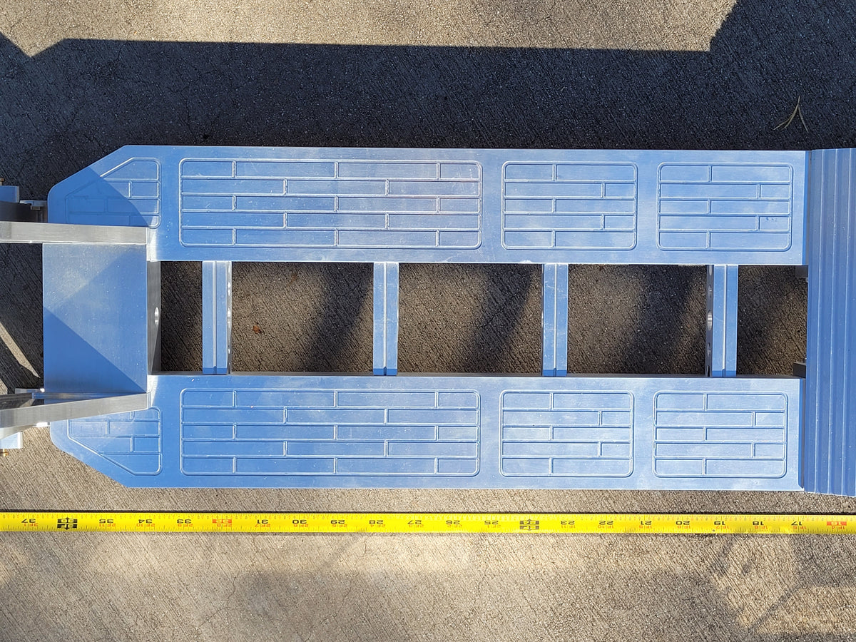 Aluminum Gooseneck Low Deck 51 inch Trailer Tamiya R/C Toy 1/14 King Grand Knight Hauler Globeliner Scania Volvo Cascadia