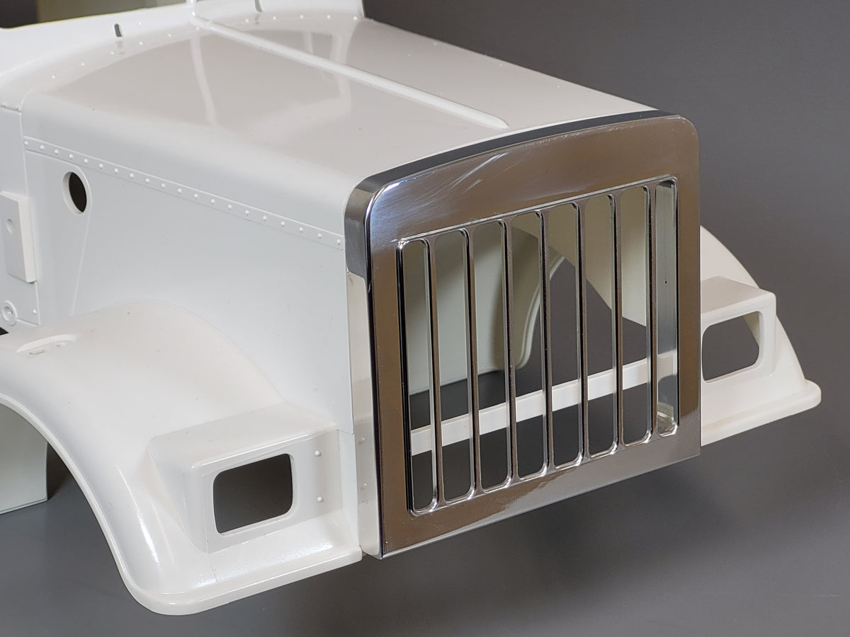 Aluminum Front Face Grill Style Cover Guard Tamiya R/C 1/14 Semi King Grand Hauler Truck