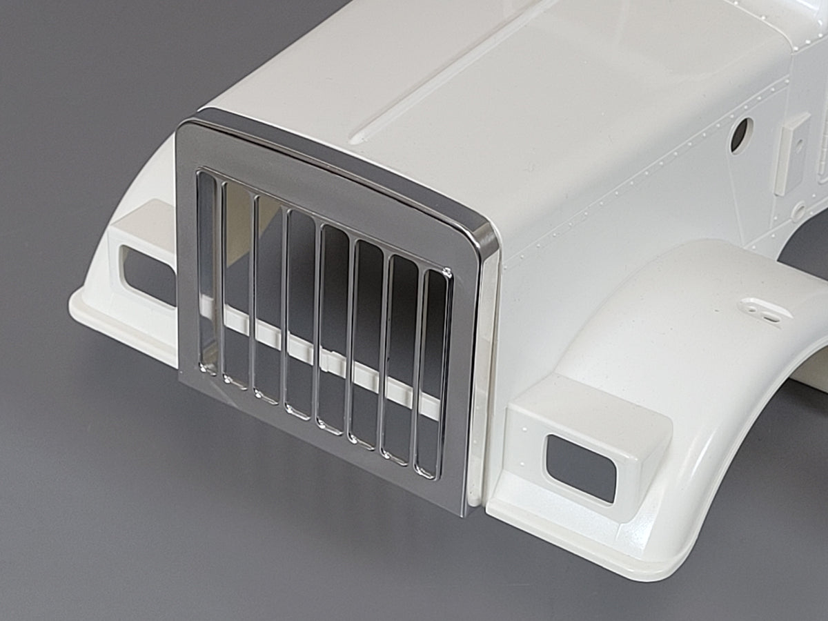 Aluminum Front Face Grill Style Cover Guard Tamiya R/C 1/14 Semi King Grand Hauler Truck