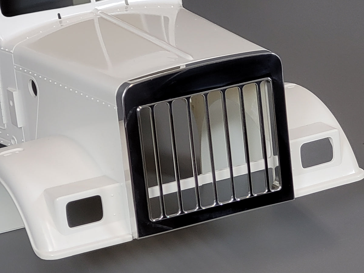 Aluminum Front Face Grill Style Cover Guard Tamiya R/C 1/14 Semi King Grand Hauler Truck