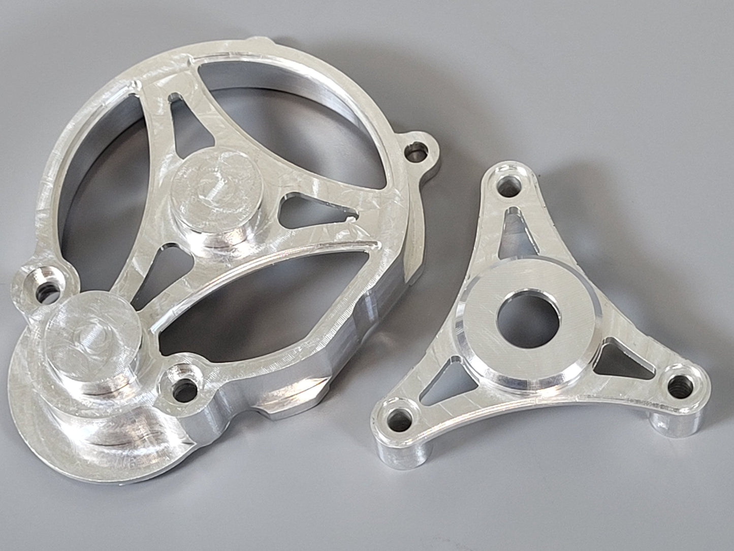 Aluminum Gear & Motor Open Style Mount Cover Tamiya 1/10 R/C Sand Scorcher Super Champ Buggy SRB