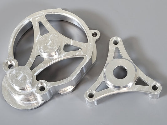 Aluminum Gear & Motor Open Style Mount Cover Tamiya 1/10 R/C Sand Scorcher Super Champ Buggy SRB