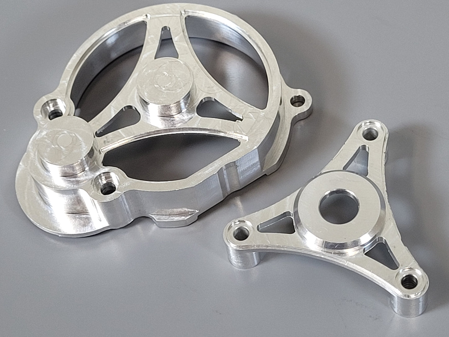 Aluminum Gear & Motor Open Style Mount Cover Tamiya 1/10 R/C Sand Scorcher Super Champ Buggy SRB