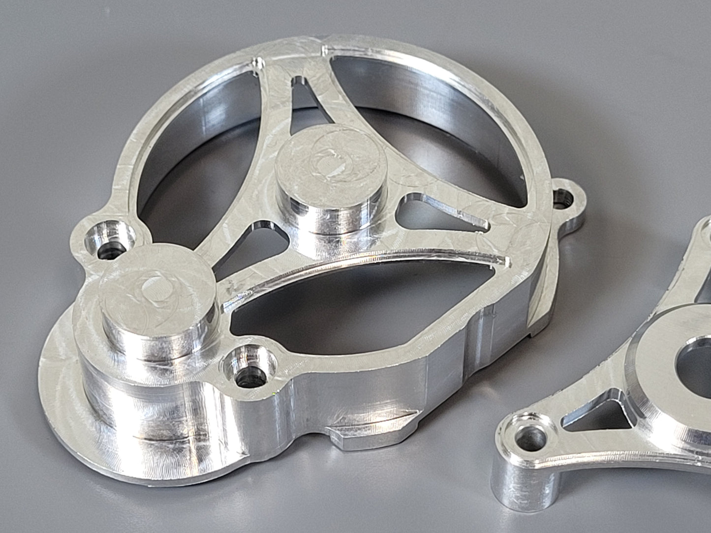 Aluminum Gear & Motor Open Style Mount Cover Tamiya 1/10 R/C Sand Scorcher Super Champ Buggy SRB