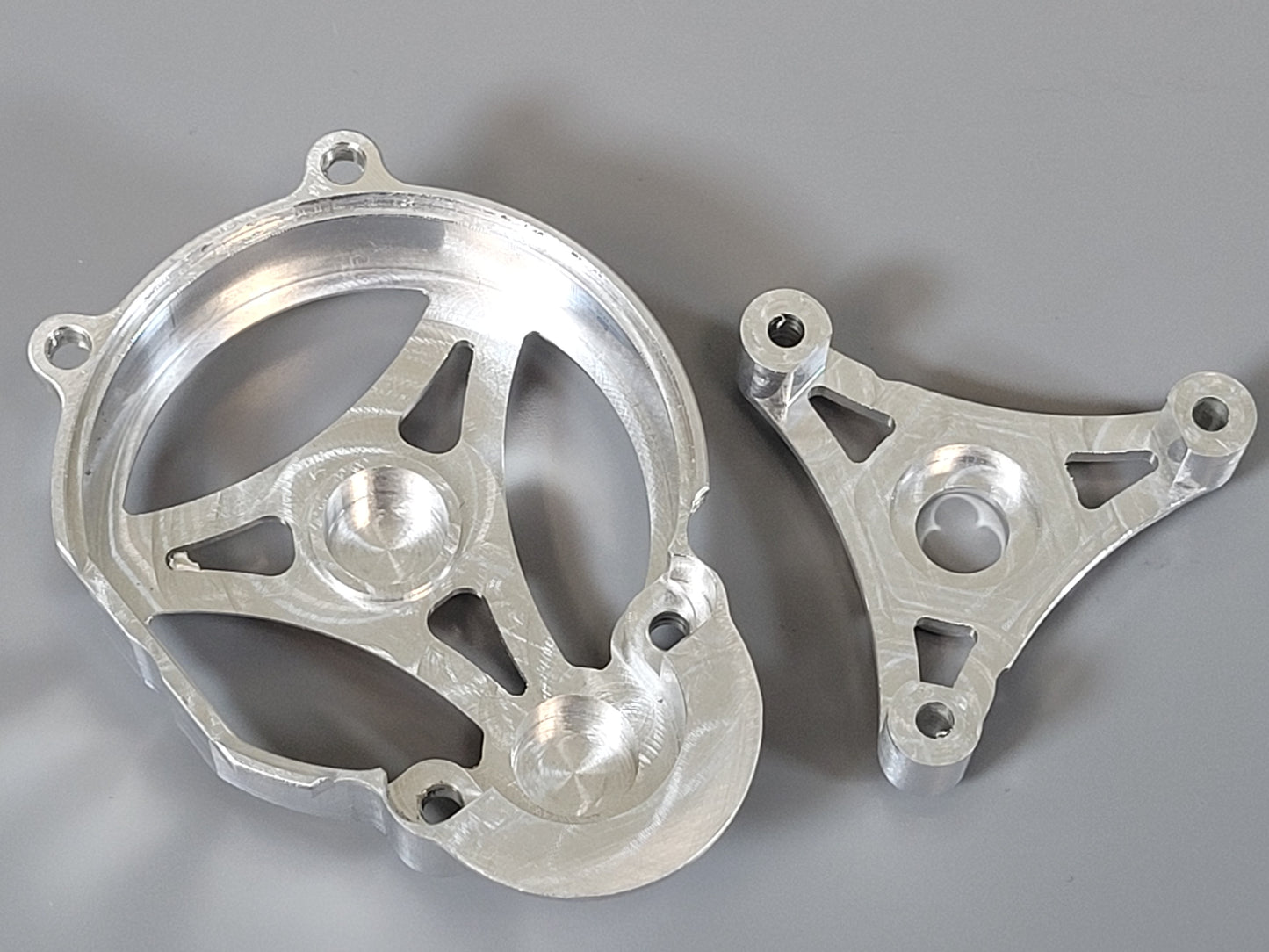 Aluminum Gear & Motor Open Style Mount Cover Tamiya 1/10 R/C Sand Scorcher Super Champ Buggy SRB