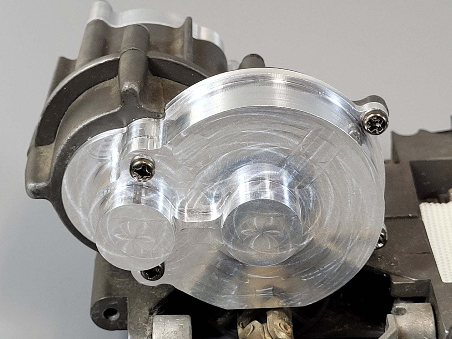 Aluminum Gear & Motor Cover Mount for Tamiya 1/10 Sand Scorcher Super Champ Buggy SRB