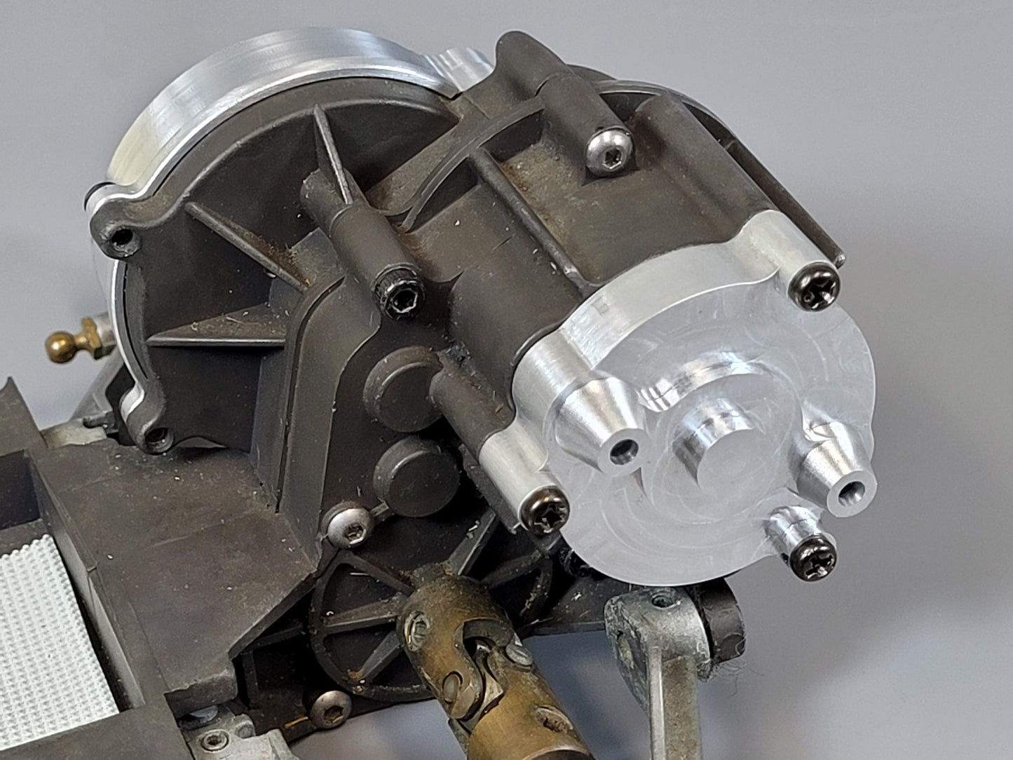 Aluminum Gear & Motor Cover Mount for Tamiya 1/10 Sand Scorcher Super Champ Buggy SRB