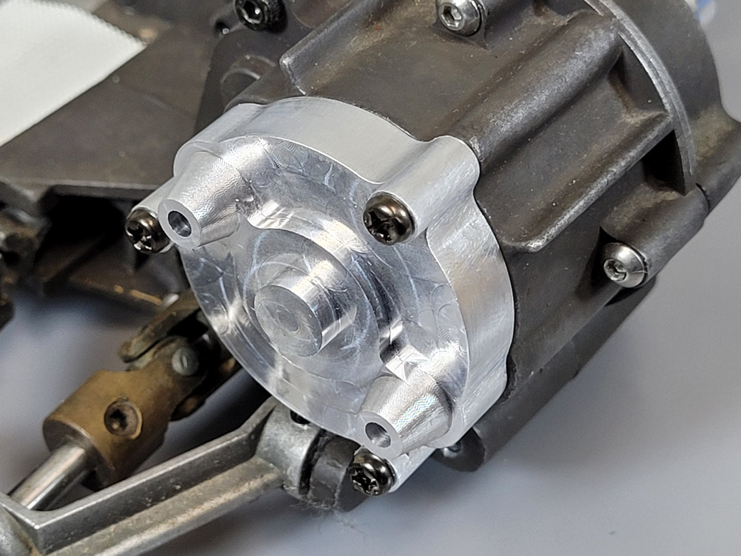 Aluminum Gear & Motor Cover Mount for Tamiya 1/10 Sand Scorcher Super Champ Buggy SRB