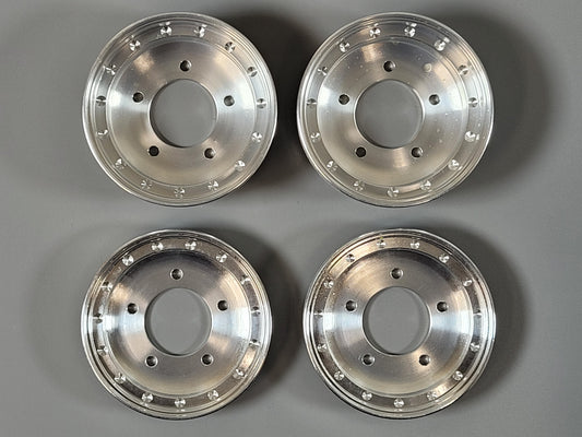 Set Aluminum Front Wheel Replacement Cover Plate Tamiya 1/10 R/C Sand Scorcher Fighting Buggy Grasshopper