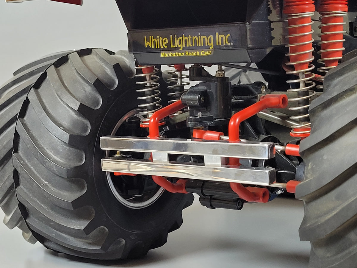 Aluminum Axle Bar Guard Bumper Protector Tamiya 1/10 Super Clodbuster Bullhead