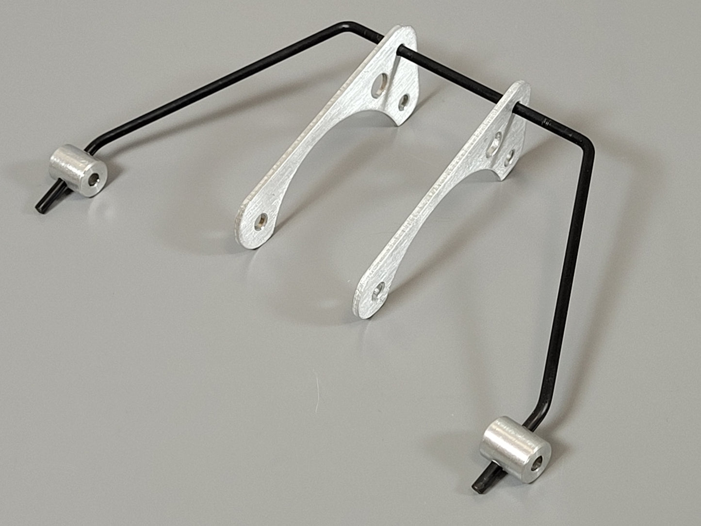 Aluminum Rear Gearbox Sway Bar Linkage Bracket Kit for Tamiya 1/10 R/C Blackfoot Frog Brat Mud Blaster