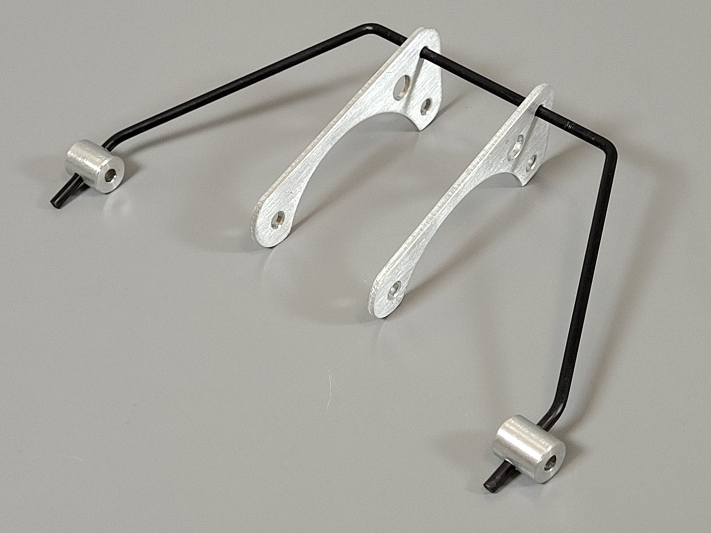 Aluminum Rear Gearbox Sway Bar Linkage Bracket Kit for Tamiya 1/10 R/C Blackfoot Frog Brat Mud Blaster