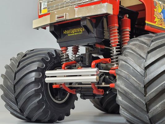 Aluminum Round Style Axle Animal Bumper Round Guard for Tamiya RC 1/10 Super Clodbuster Bullhead