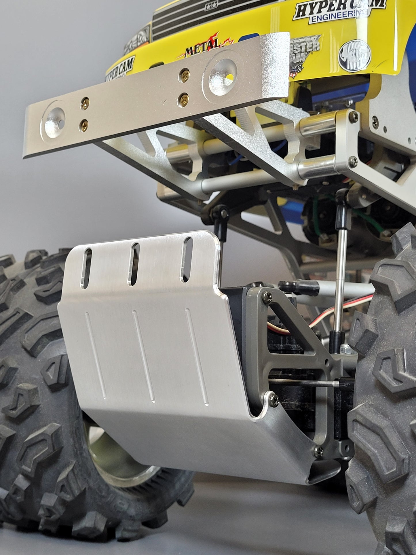 Aluminum Axle Animal Bumper Guard Skid Protection Mount Plate for Tamiya R/C 1/10 TXT-1 TXT1 Truck