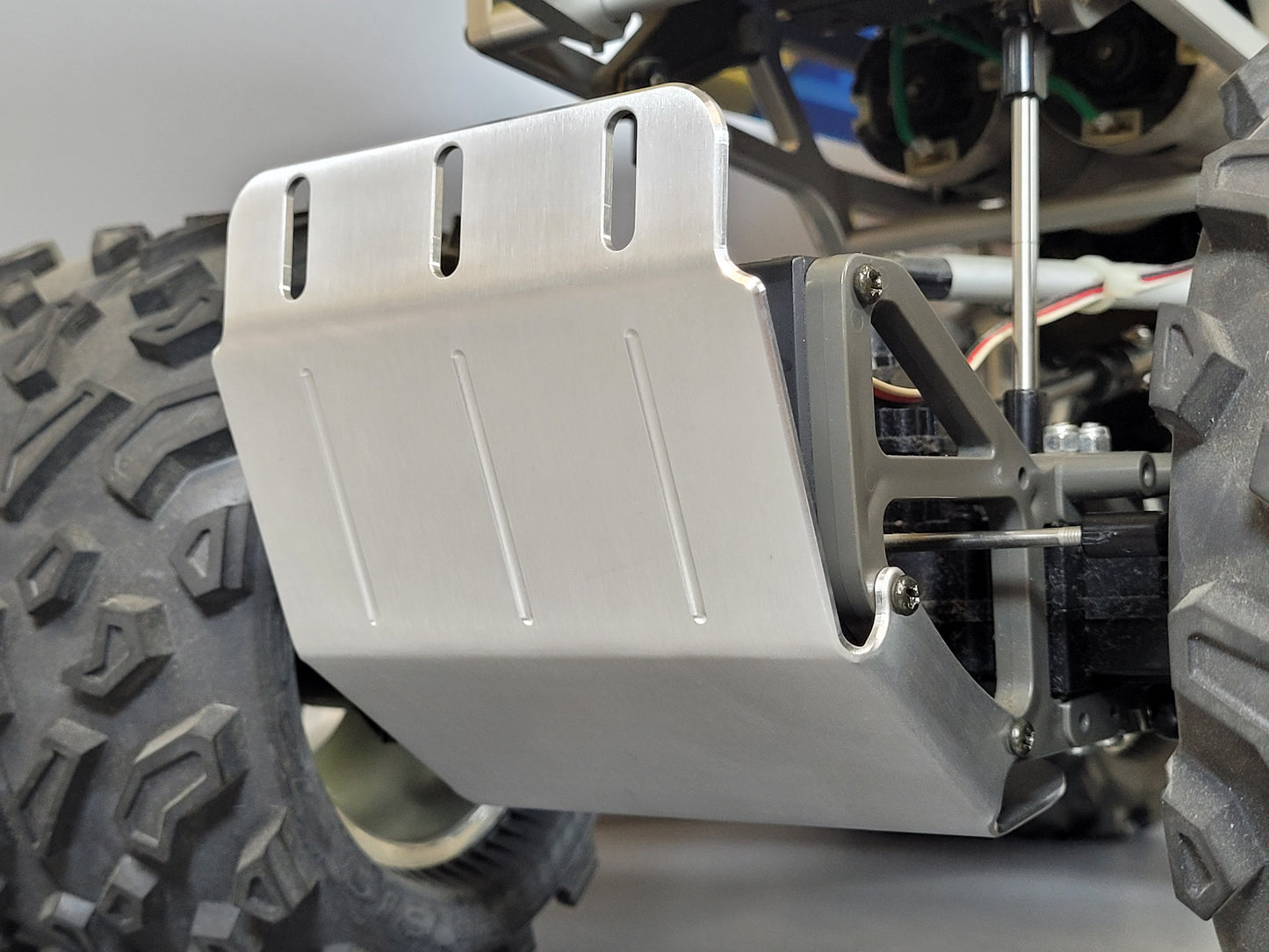 Aluminum Axle Animal Bumper Guard Skid Protection Mount Plate for Tamiya R/C 1/10 TXT-1 TXT1 Truck