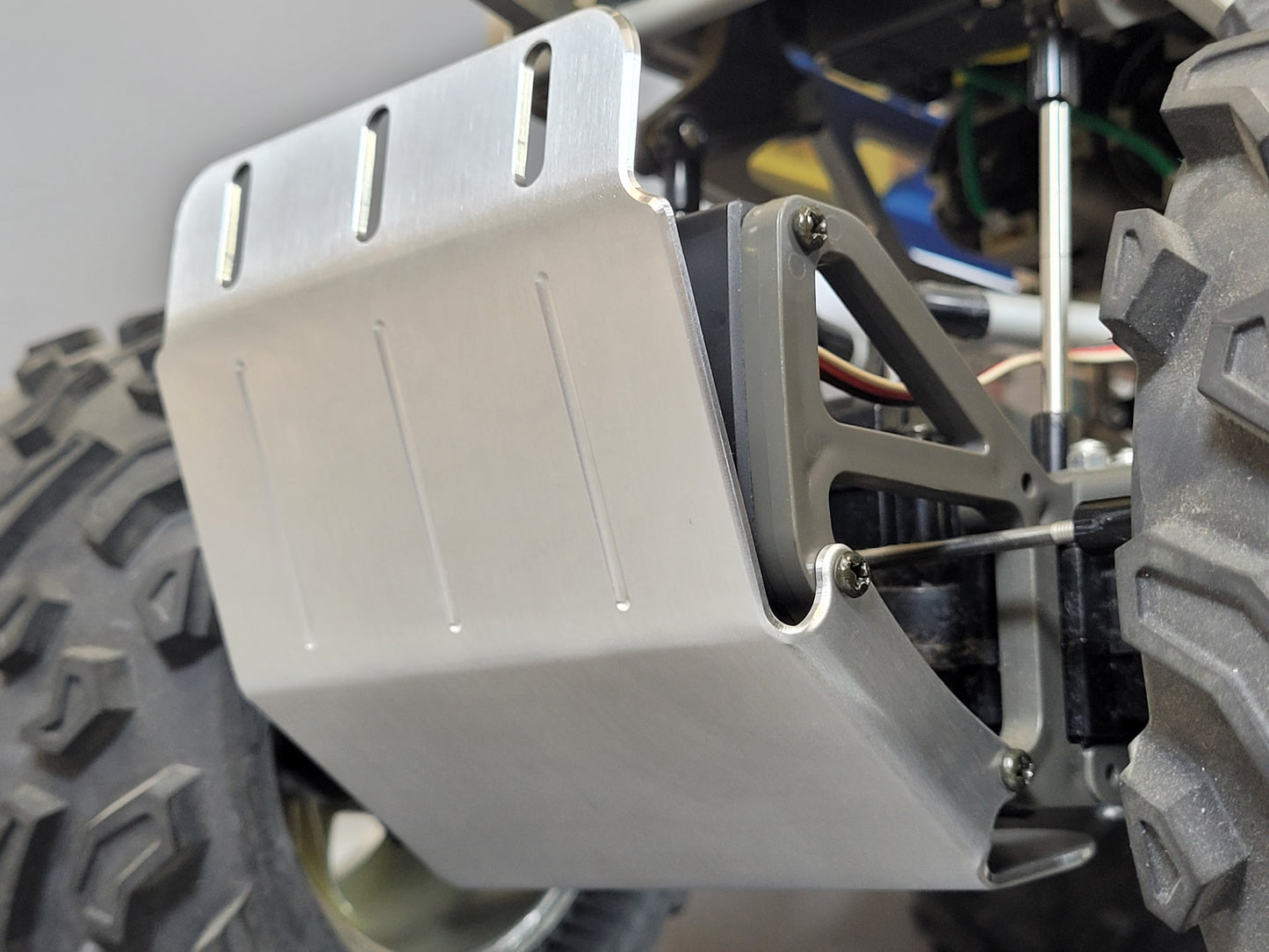 Aluminum Axle Animal Bumper Guard Skid Protection Mount Plate for Tamiya R/C 1/10 TXT-1 TXT1 Truck