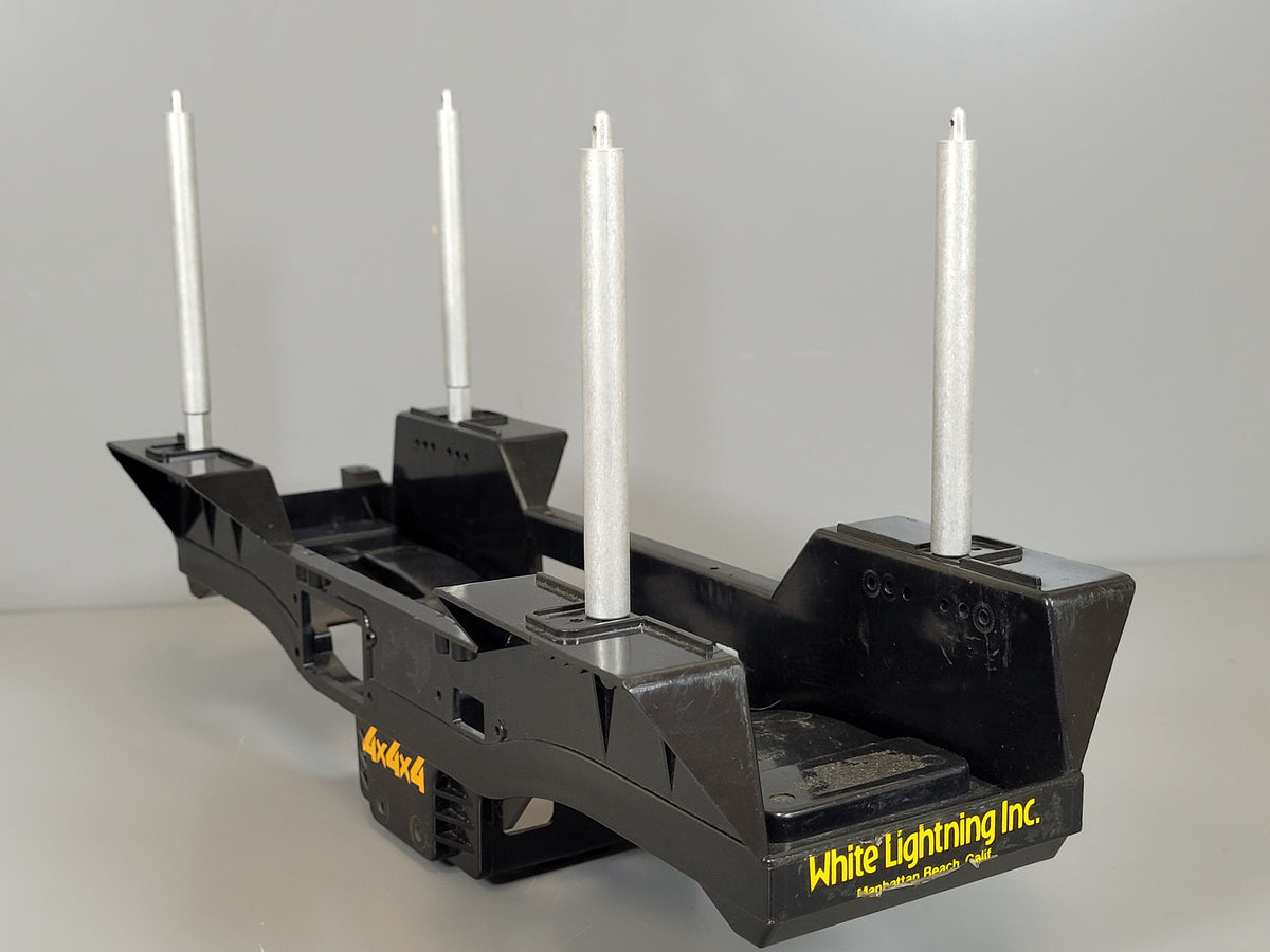 8cm Lift Raise Aluminum Body Mount Stay Mounting Stand Set for Tamiya 1/10 Super Clodbuster