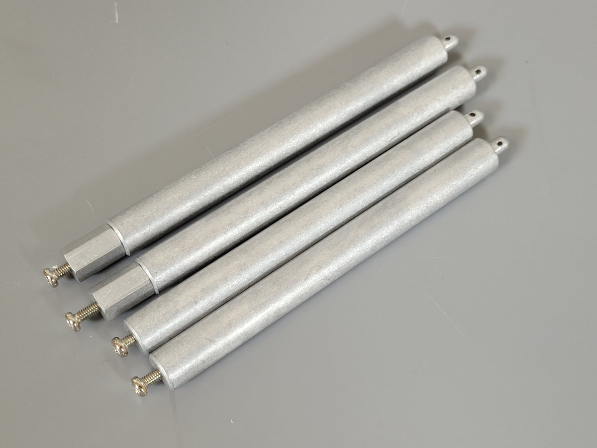 8cm Lift Raise Aluminum Body Mount Stay Mounting Stand Set for Tamiya 1/10 Super Clodbuster